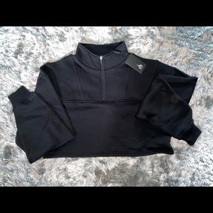 EVOLUTION HALF ZIP SWEATER
BLACK